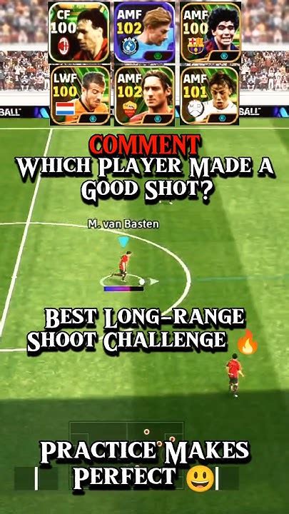 Efootball24 Best Long Range Shootout Fk Challenge 😳🔥 Shorts Youtubeshorts Efootball2023