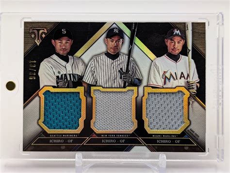 日本代購代標第一品牌樂淘letao36枚限定イチロー 2016 Topps Triple Threads RELIC COMBO