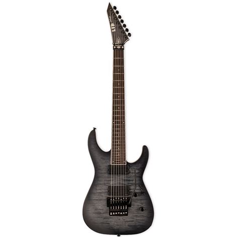 Buy Esp Ltd Deluxe M 1007 See Thru Black Sunburst Satin 7 String