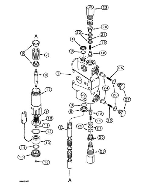 580SL LOADER BACKHOE 5 98 12 00 8 090 LOADER CONTROL VALVE