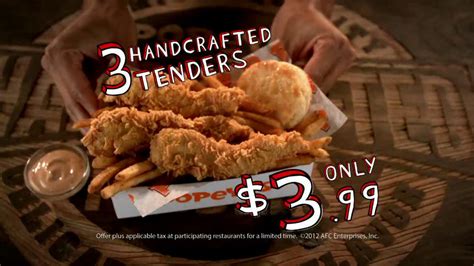 Popeyes Hand Crafted Chicken Tenders Tv Spot Ispot Tv