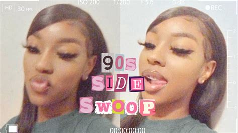 S Inspired Side Swoop Bang Tutorial Ny Millani Youtube