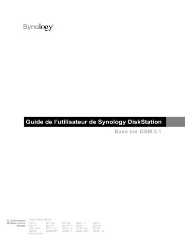 Synology Diskstation Mode D Emploi Fixfr