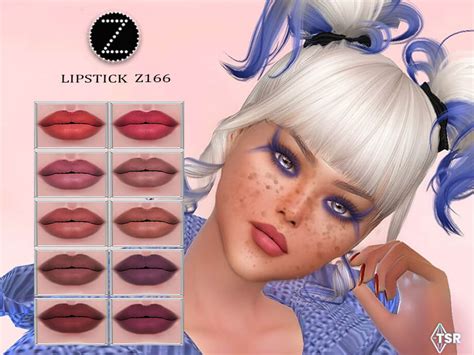 The Sims 4 LIPSTICK Z166 By ZENX The Sims Book