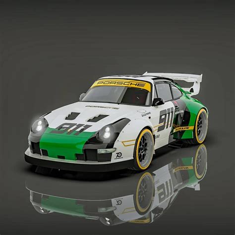 Artstation Porsche 911 Carrera Rwb Livery Design By Lituta