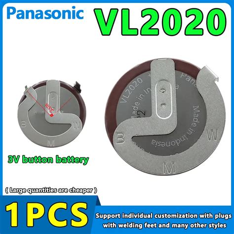 Panasonic Rechargeable Button Lithium Battery ML2020 VL2020 3V Battery