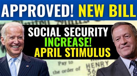 NEW BILL Social Security Increase Stimulus Checks Coming SSI SSDI