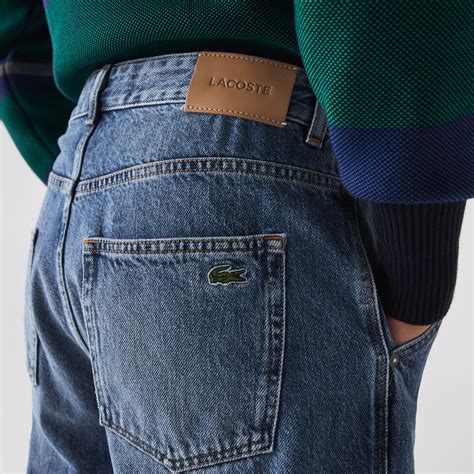 Mens Relaxed Five Pocket Jeans Lacoste