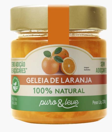 Geleia De Laranja 230g Geleia Empório Doce Vida