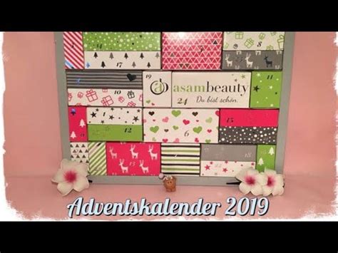 Asam Beauty Adventskalender UNBOXING VERLOSUNG YouTube