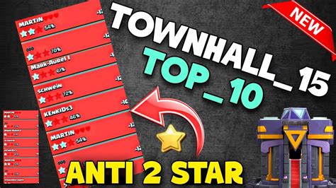 Top 10 New EXCLUSIVE STRONG 6000 Trophy Base TH15 Legend League War