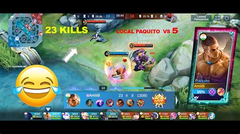 23 Kills Montage Best Paquito One Hit Build And Emblem Build Top