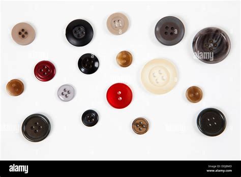 varieties  button  white background close  stock photo alamy