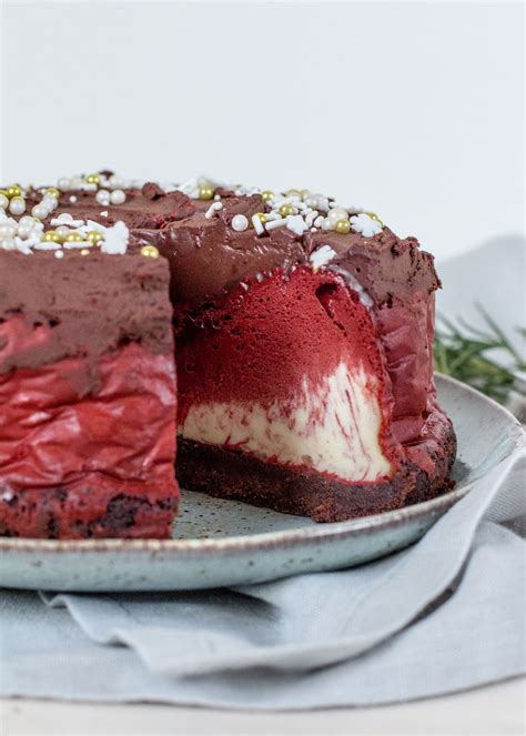 Een Red Velvet Cheesecake Maak Je Eenvoudig Zelf Met Dit Recept Kies