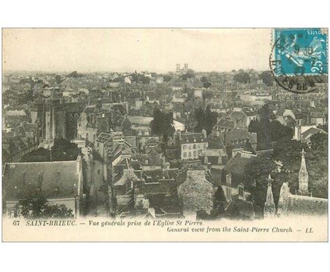 Carte Postale Ancienne 22 SAINT BRIEUC Vue Prise De L Eglise Saint