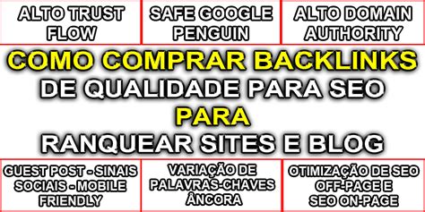 Comprar Backlinks De Qualidade Para SEO Atual