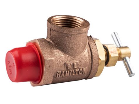 Hamilton Brass Pressure Relief Valve With Stainless Steel Ball Wl Hamilton Company