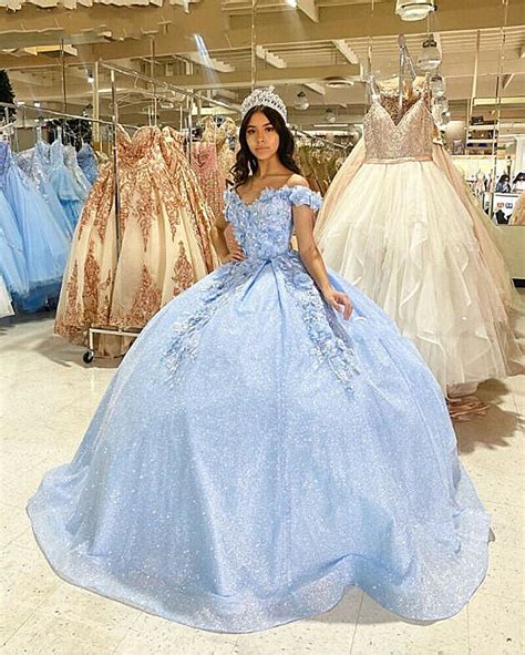 Quinces Dresses Blue