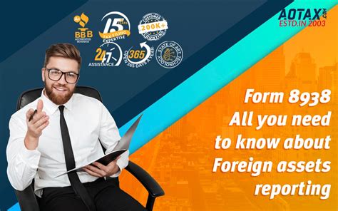 Form 8938 All You Need To Know About Foreign Assets Reporting Aotaxcom