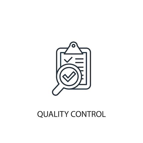 Premium Vector Quality Control Concept Line Icon Simple Element