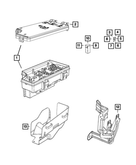 Power Distribution Center Fuse Block Junction Block Relays And Fuses For 2016 Jeep Compass