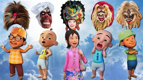 Upin Ipin Dan Teman Bermain Topeng Ireng Topeng Gedruk Dan Bujang