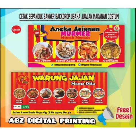 Detail Contoh Spanduk Makanan Kekinian Koleksi Nomer 52