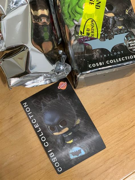 Cosbi collection dc Batman blind box the dark knight trilogy 興趣及遊戲 玩具