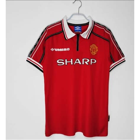 Jual Jersey Bola Retro Mu Sharp Treble Winner Shopee Indonesia