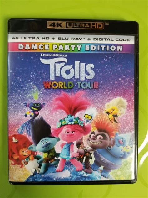 Trolls World Tour 4k Ultra Hd Dance Party Edition Blu Ray 2020 W