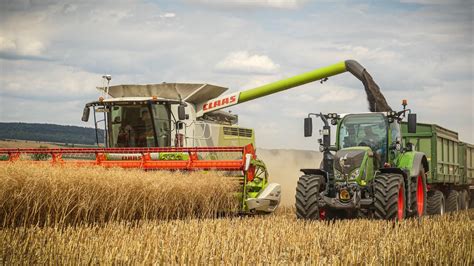 Getreideernte 2023 Claas Lexion 760 TT 3xFendt Fendt Vario 724 720