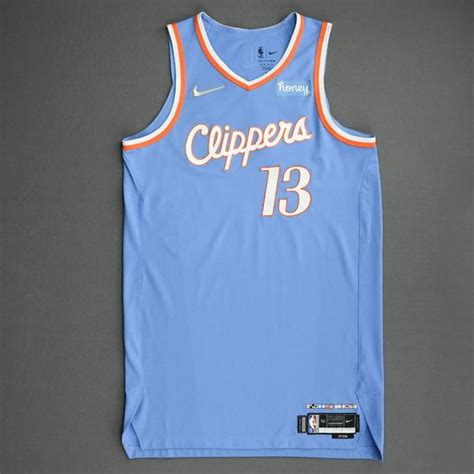 Paul George Los Angeles Clippers City Edition Jersey Scored Game