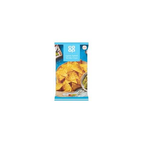 Co Op Lightly Salted Tortilla Chips 15X200G