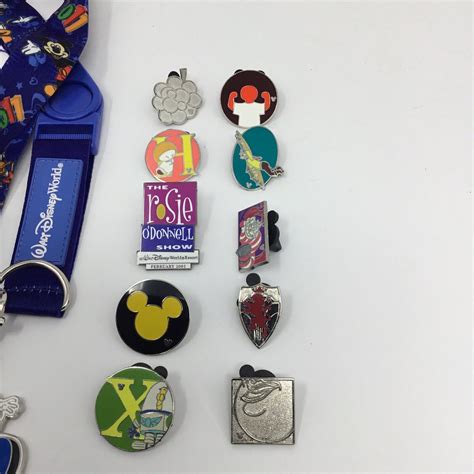 Disney Trading Pin Lot Of 10 Lanyard And 2009 Medallion EBay