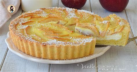 Crostata Di Mele Alla Crema Di Panna Ricetta Dolce