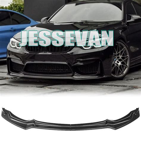 Spoiler L Vre Lame Jupe Carbone Style Pare Choc Avant Pour Bmw M M