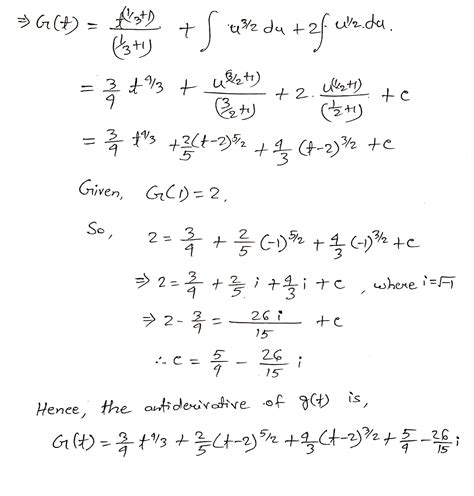 [solved] R7a Find The General Antiderivative For The Given Function Show Course Hero