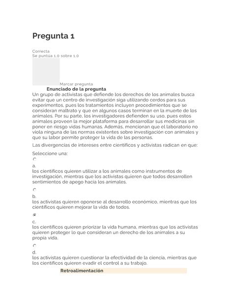 Examen Final Simulacro 2023 Simulacro Prueba Saber Pro Pregunta 1