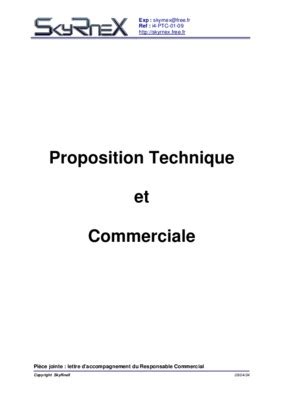 Modele Proposition Commerciale Pdf Notice Manuel D Utilisation