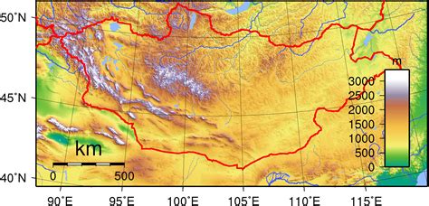 Mongolia Maps