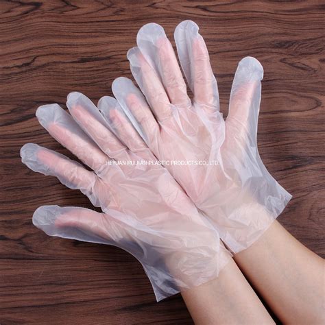 Biodegradable Disposable Pe Glove With Food Grade Compostable Glove