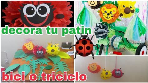 Como Decorar Tu Patin Bicicleta O Triciclo Con Estos Pompones De