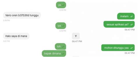 Chat Lucu Driver Ojek Online Dengan Penumpang Ini Tak Bisa Berword Word