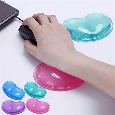 Mouse Mat Silicone Wrist Gel Rest Support Pad Accessories For PC Laptop