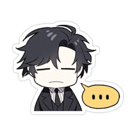 Jumin Han Mystic Messenger Sticker Sticker By Dxvale Messenger