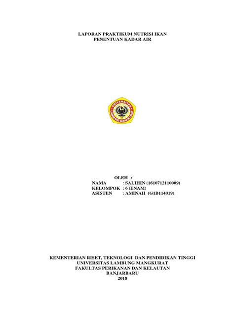 Penentuan Kadar Air Pdf