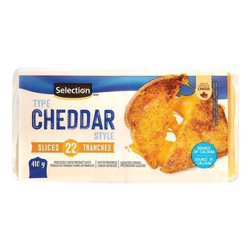 Fromage Cheddar En Tranches Selection Super C