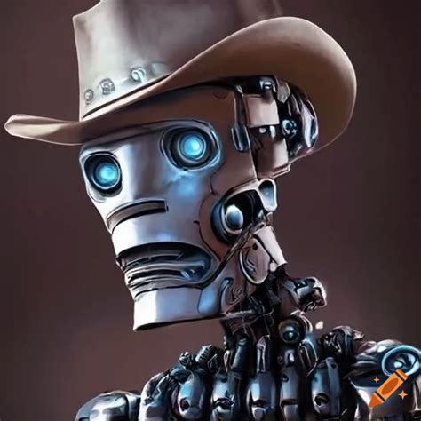 Cyborg Cowboy In A Cyberpunk Setting On Craiyon