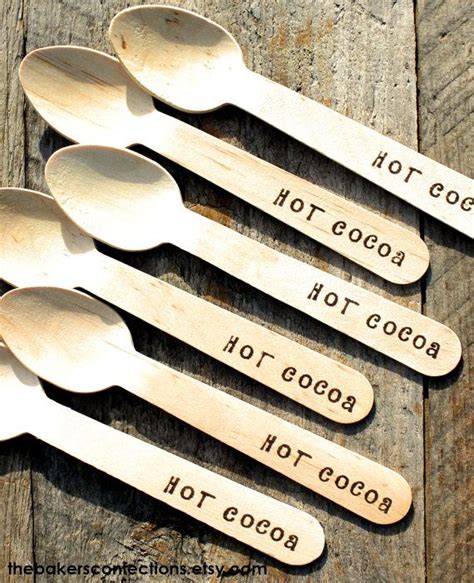 Large Wooden Spoons With Hot Cocoa By Thebakersconfections 1249