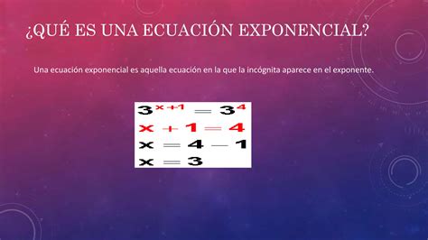 Ecuaciones Exponenciales Ppt